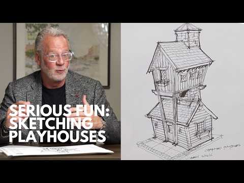 From Doodles to Dream Builds: Inside Wayne Visbeen's Playhouse Sketchbook