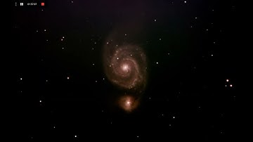 Whirlpool Galaxy Messier 51 Live Stack with ASIAIR Plus