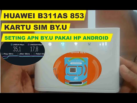 Huawei Router 4g B311AS 853 + sim card by.u