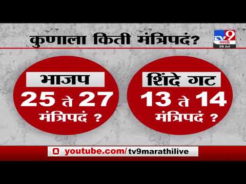 Shinde Group BJP क ण ल क त म त र पद Tv9 