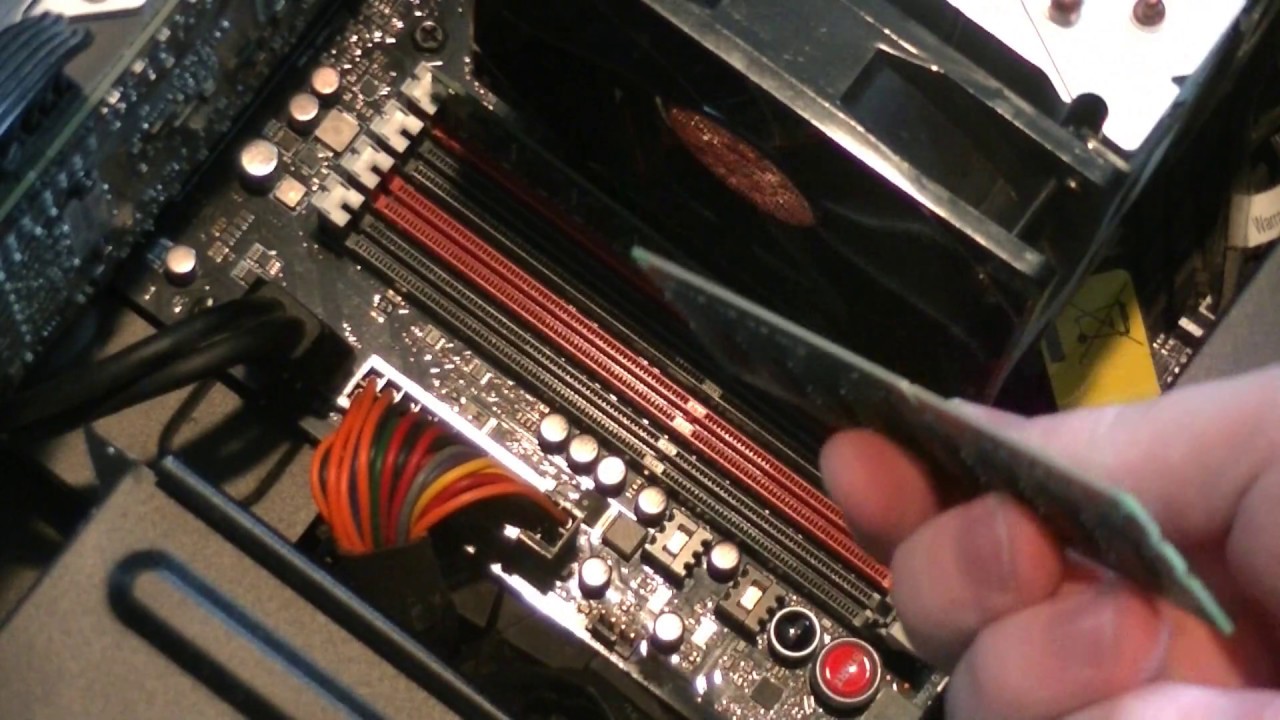 How to Install RAM into a Desktop PC - youtube