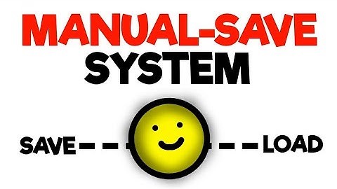 Manual Save System In Max2d | Save State And Load State In Max2d