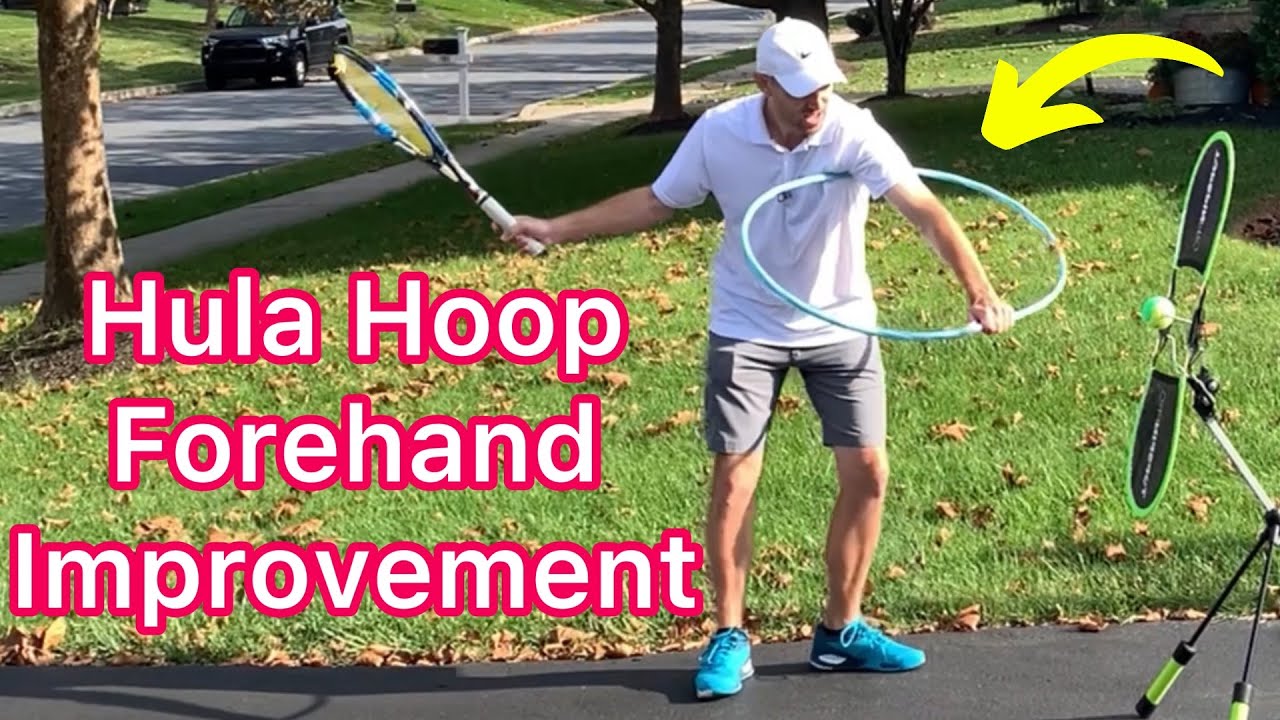 Improve Your Forehand Using A Hula Hoop (Easy Tennis Fix) YouTube