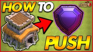 HOW TO TROPHY PUSH TO LEGEND LEAGUE AS A TH8 | Clash of Clans