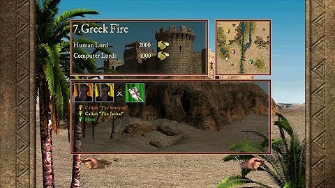 Stronghold Crusader | Mission 07: Greek Fire| Fastest Ever Mission Complete | Quick & Easy
