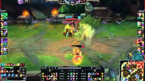 Yasuo 1v4 Quadra Kill - League Of Legends