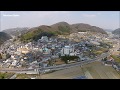 【空から見る岡山県】美作市湯郷温泉街 の動画、YouTube動画。