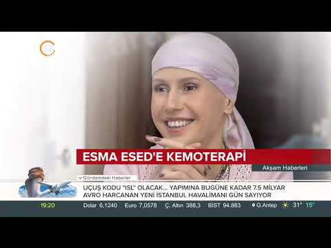 Meme kanseri teşhisi konulan Esma Esed kemoterapiye başladı