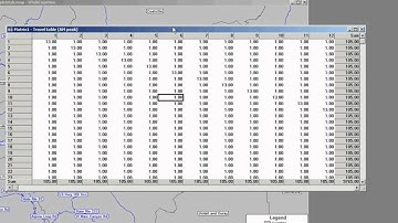 Matrix manipulation in TransCad