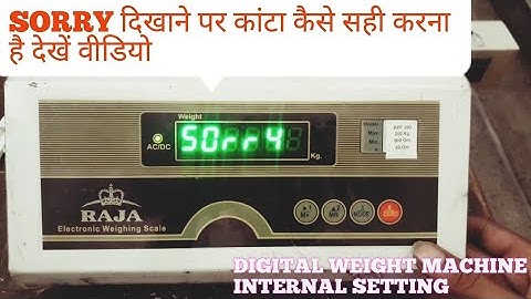 Digital Weight Machine 200kg Count Setting Softwere