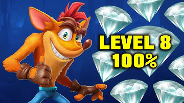 CRASH BANDICOOT 4 - Thar He Blows! 100% (Level 8 All Boxes and Hidden Gem)