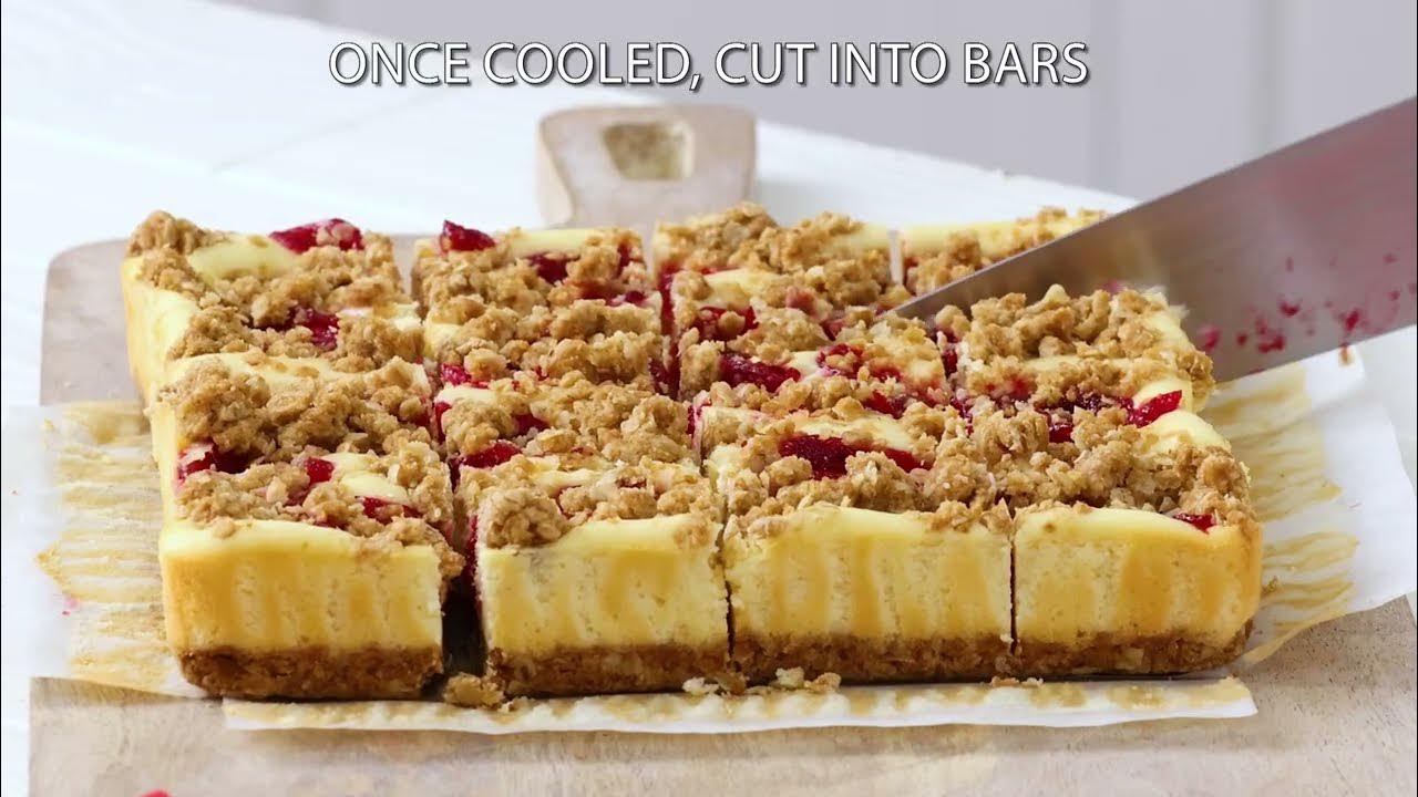 How to Make Cranberry Cream Cheese Bars YouTube