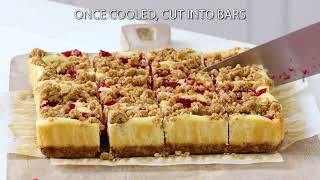 How to Make Cranberry Cream Cheese Bars