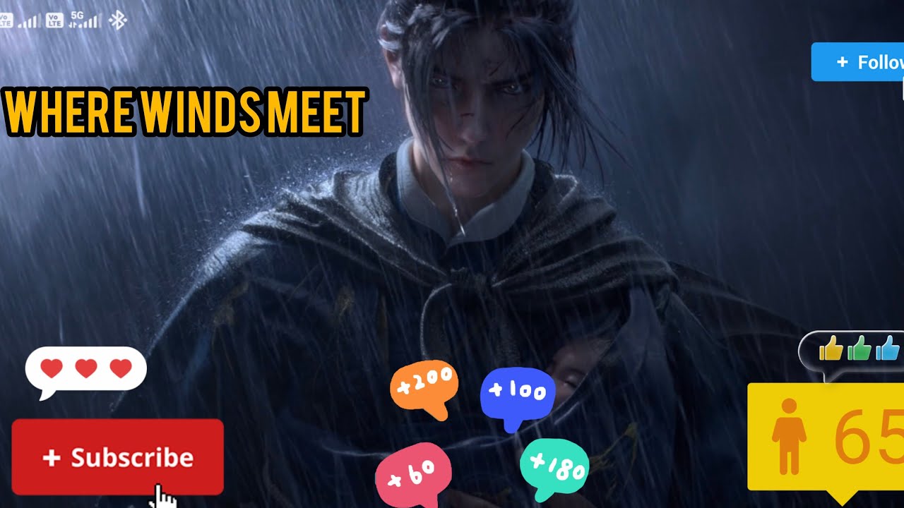 بث مباشر 🔴 لعبه where winds meet تكمله الحداث 👍 اشترك الان 🖤