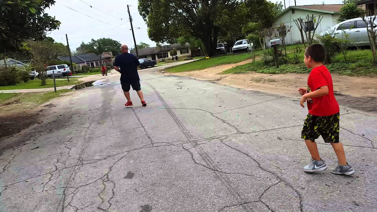 Dad teaches son a lesson. Lol - YouTube