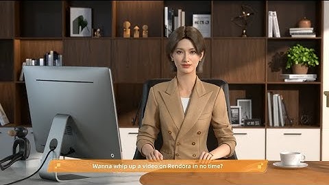 Text to high quality 3D video in no time! Rendora.ai Tutorial