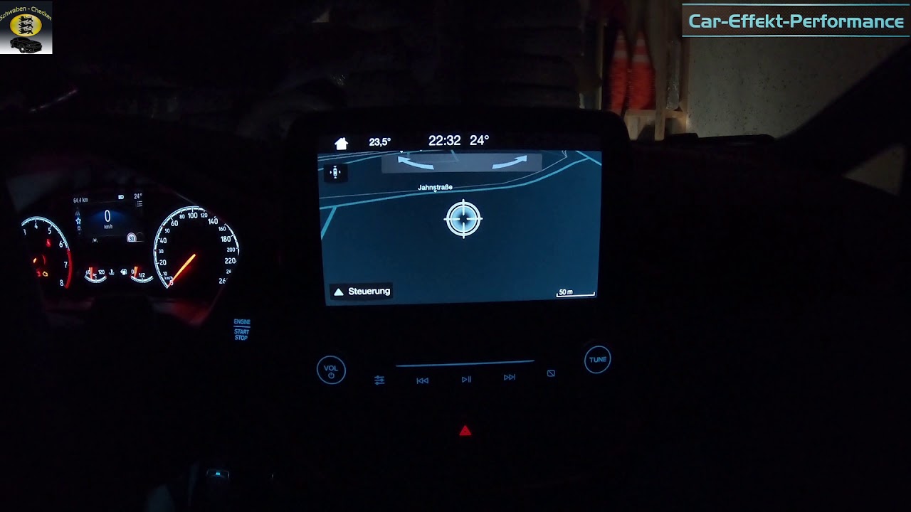 Ford Fiesta St 18 Mk8 Ambientebeleuchtung Innenraumbeleuchtung Ambient Lighting Youtube