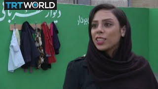 Walls of Kindness: Donors hang goods on walls for people in need