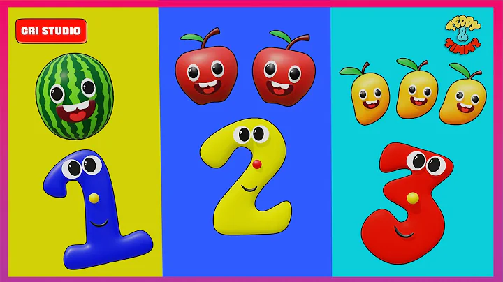 123 Numbers for Kids | 12345 Numbers Song | 1234 Number Names | Learn Counting from 1 To 10