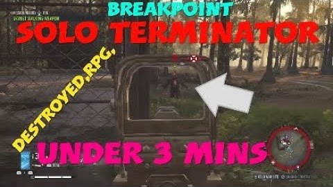 Breakpoint Terminator solo kill under 3 mins