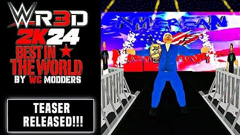 Wr3d New Mod :| Wr3d 2k24 Best In The World Teaser Released | WWE 2k24 For Android | By Wc Modders |