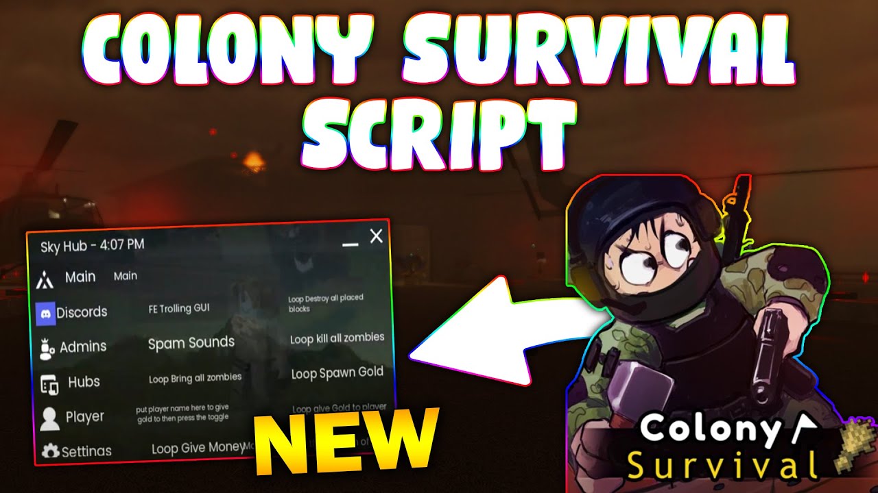 *NEW* Colony Survival Script (PASTEBIN 2025) (INF MONEY , LOOP ALL)