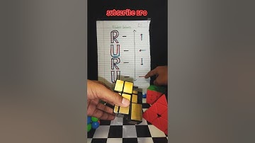 Morror cube new magic trick formula ☠️👻 #shorts #rubikscube #cube #youtubeshorts #viral