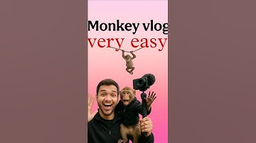 Viral Monkey Al Vlogs Video Kaise Banaye ? How To Make Al Monkey Vlog Video Reels?#monkey #shorts