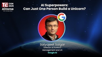 AI Superpowers: Can Just One Person Build a Unicorn? | TiEcon 2025