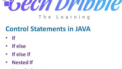 06-Control Statement JAVA in Tamil || If Else , Nested If , If-else If in JAVA in Tamil