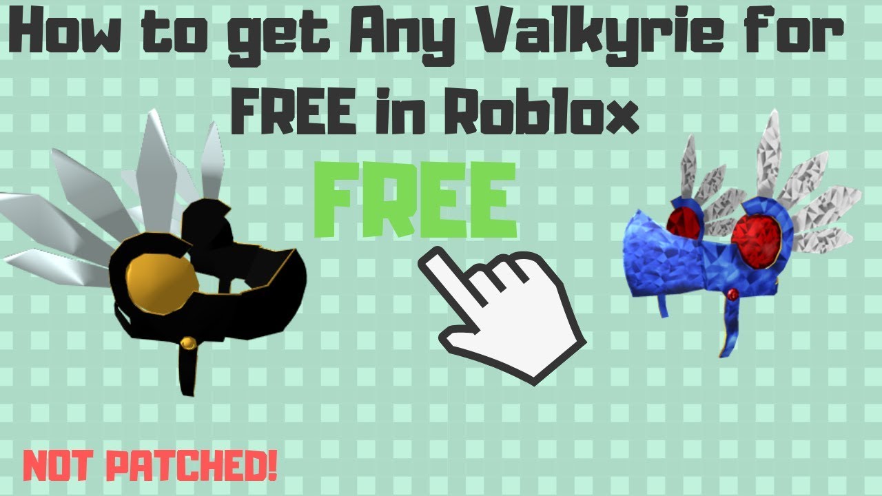 How To Get Every Valkyrie In The Roblox Catalog For Free Not Patched By Cheatsonrbx - rbxvault roblox free robux obby real 2019