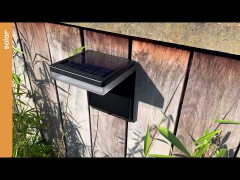 MOZE folding solar light with PIR by LUTEC | Screwfix
