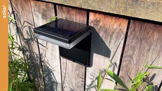MOZE folding solar light with PIR by LUTEC | Screwfix