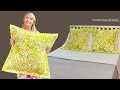 Renew Your Cushion in 10 minutes / World's easiest  Pillowcase / DIY Cover