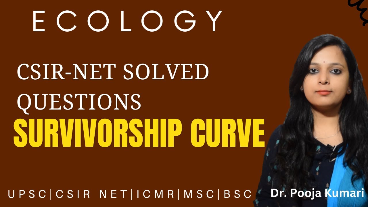 Survivorship Curve | Ecology | CSIR-NET | Hindi | Ecology Solved CSIR