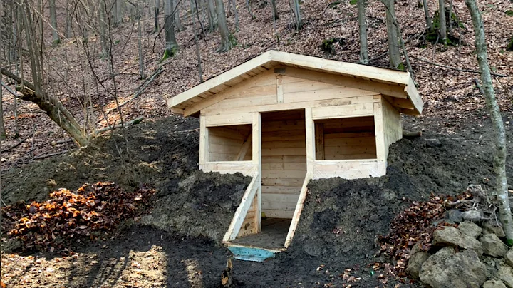 Hidden Underground Cabin in the Forest – Full Process