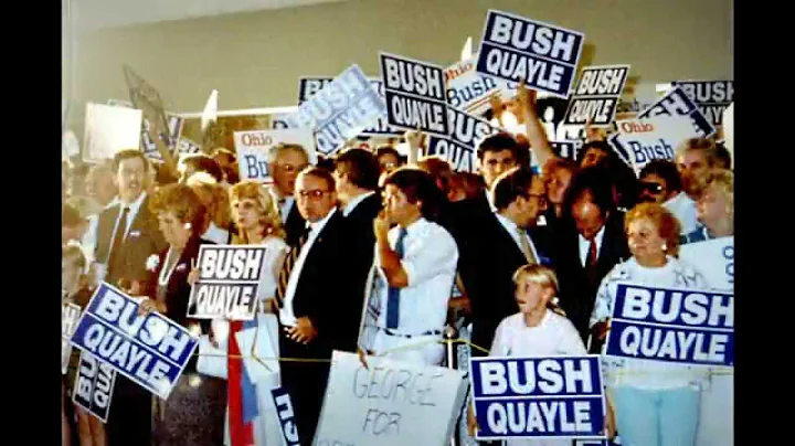 George H.W.  Bush at Lenau Park, August 20th, 1988