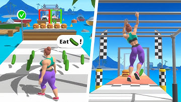 Fat 2 Fit in Max Levels Gameplay iOS,Android New Update All Trailer Walkthrough Mobile Game HRSOCVZL