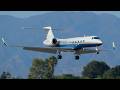 VAN NUYS AIRPORT PRIVATE JETS | Plane landing and takeoff video