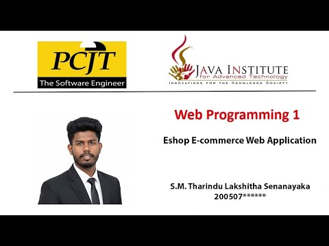 E-Shop Project | Task 24 | Web Programming 01 | Java Institute