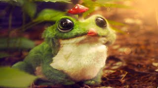 I Made A Frog...But Furry l Polymer Clay Art Doll