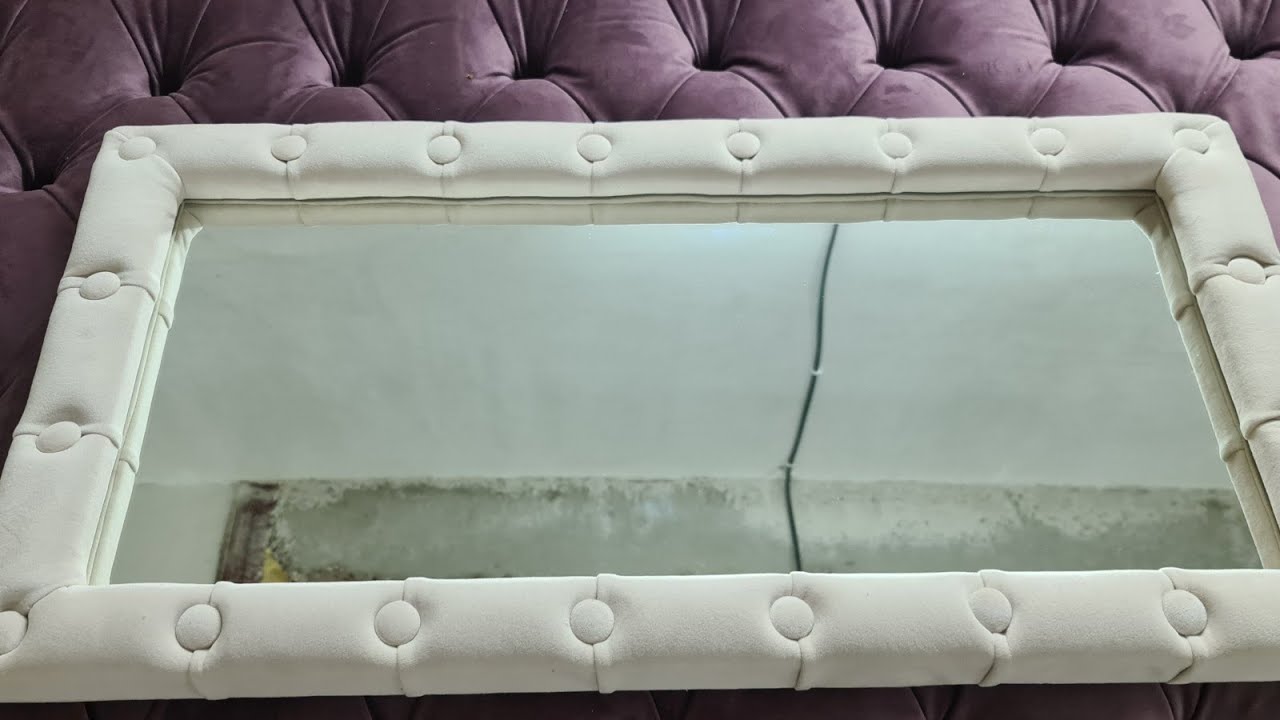 Простое зеркало в каретной стяжке своими руками. Делаем рамку для ...