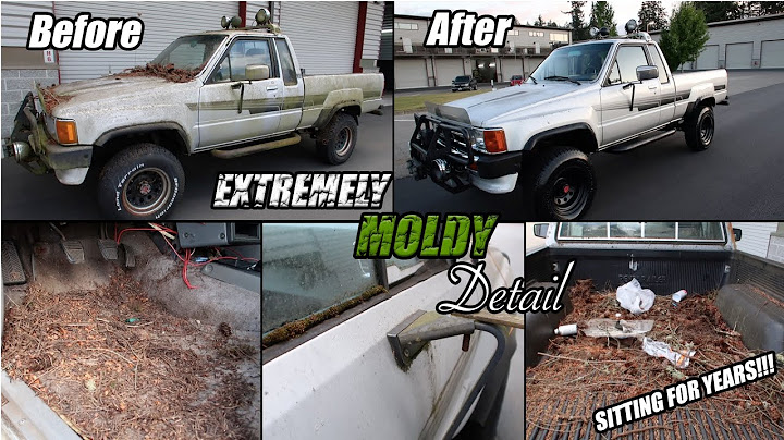 Resurrection Disaster Barn Find Detail On Mold Infested 1985 Toyota 4x4 Was Sitting For Years!!!