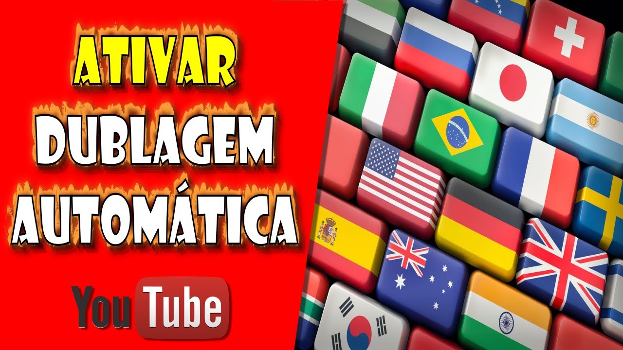 Como ATIVAR a DUBLAGEM AUTOMÁTICA no seu CANAL do YouTube - YouTube
