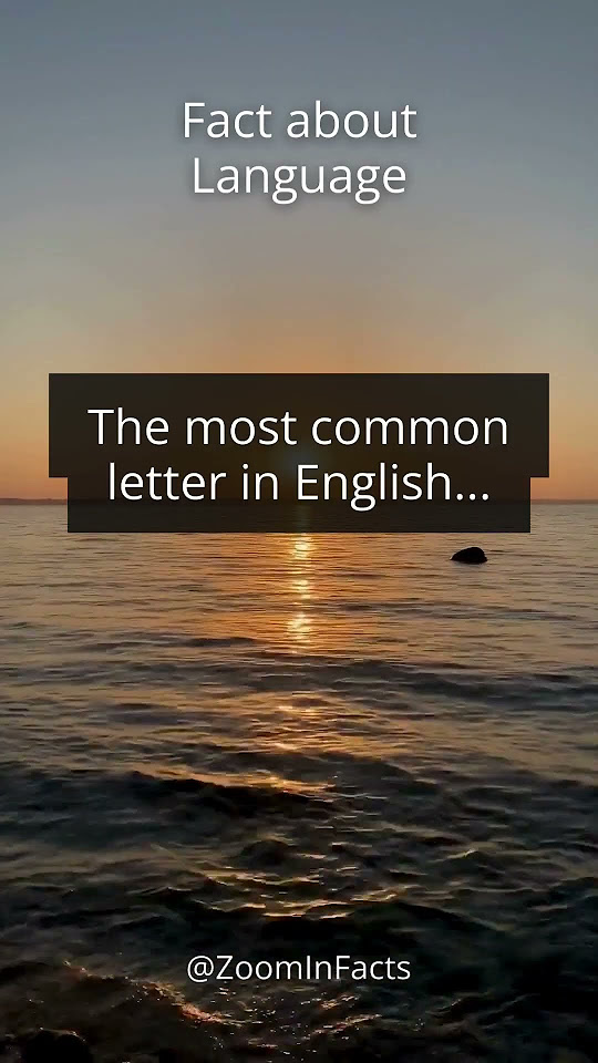 the-most-common-letter-in-english-youtube