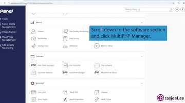 Learn how to change the PHP version on your domain using cPanel with tasjeel
