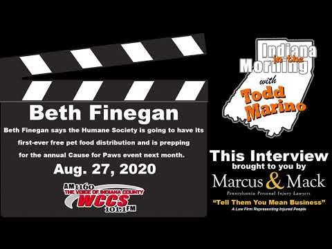 Indiana in the Morning Interview: Beth Finegan (8-27-20)