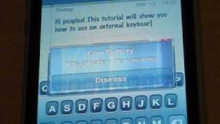 Tutorial: How to use an External Keyboard with your iPhone or iPod Touch screenshot 2
