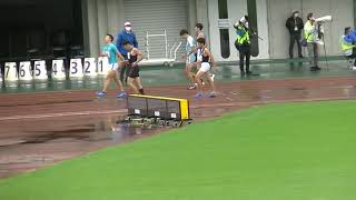 20211017日本GP陸上山口大会（田島記念） GP男子300mタイムレース決勝第4組
