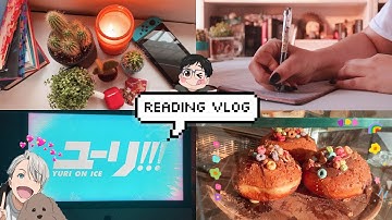 book hauls, new anime and good books + updating my notion: a reading vlog 🍒✨